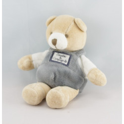 Doudou et compagnie pantin ours gris écru 