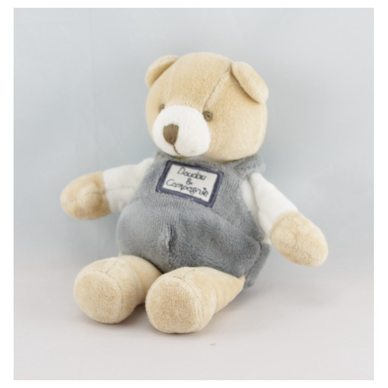 Doudou et compagnie pantin ours gris écru 