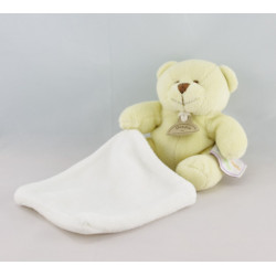 Doudou ours jaune mouchoir Baby nat 
