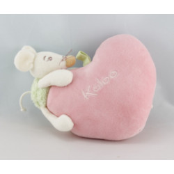 Doudou souris rose bleu vert orange LOLLIES KALOO