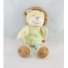 Doudou lion jaune bleu Jungle TEX