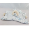 Doudou plat lapin bleu ballon BOUT'CHOU BOUTCHOU