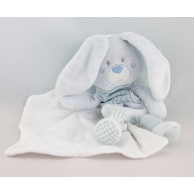 Doudou plat poussin jaune mouchoir BERLINGOT