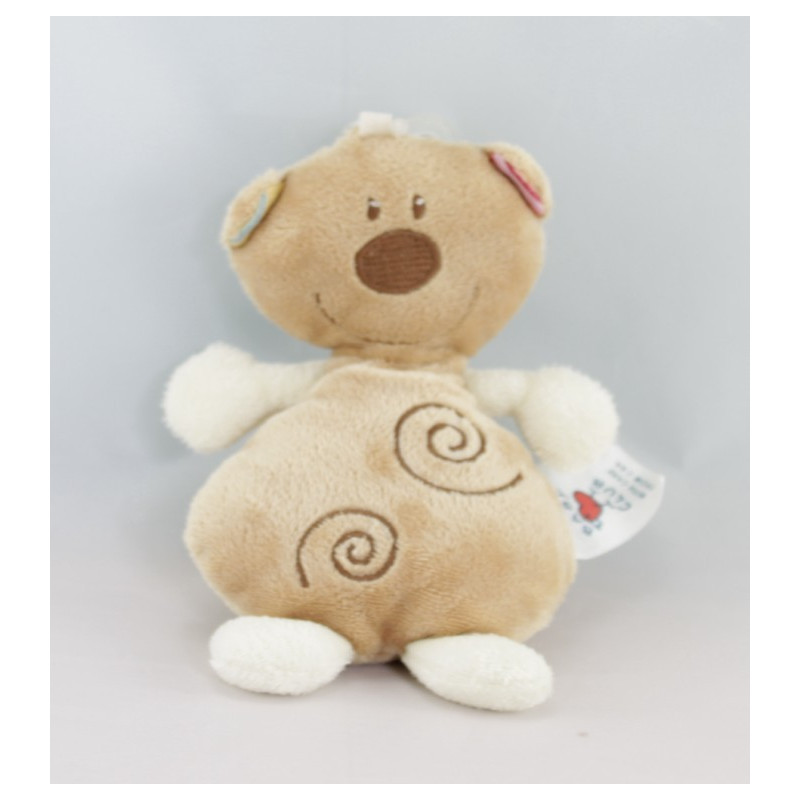 Doudou lapin ecru beige BABY CLUB