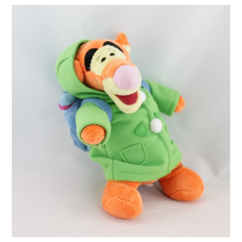 Doudou tigrou manteau vert sac à dos DYSNEYLAND PARIS