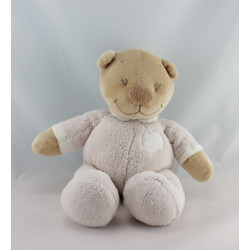 Doudou ours rose nuage NATTOU 