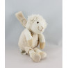 Doudou hochet mouton blanc beige BABY NAT