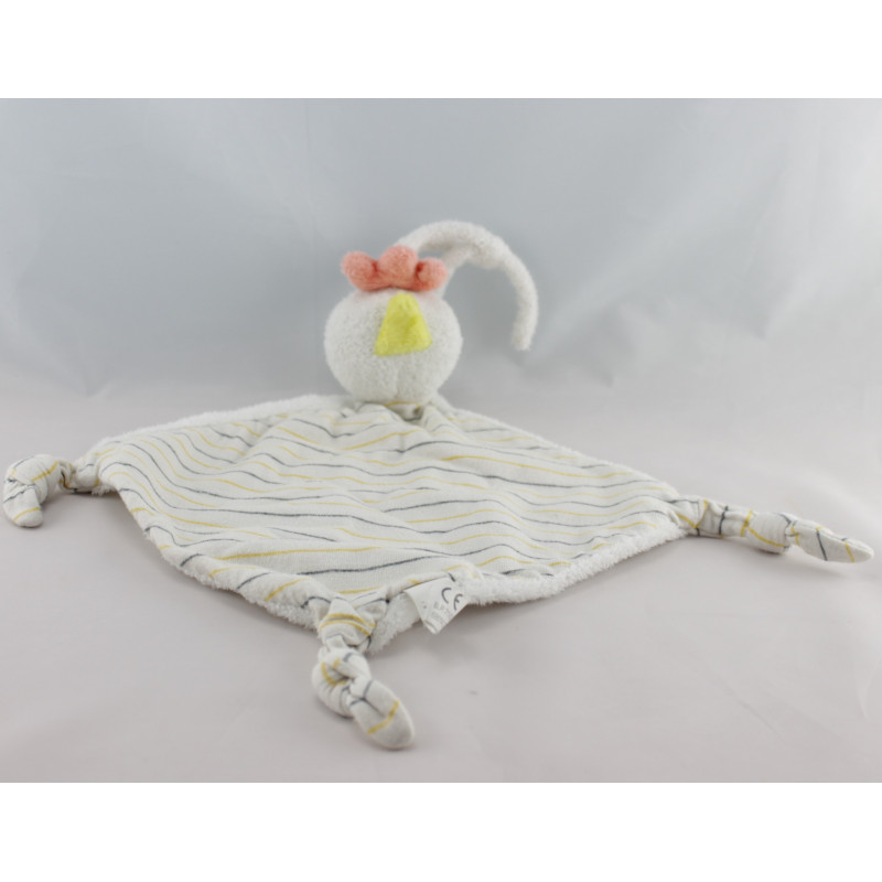 Doudou plat poule Malice et Bulle CP INTERNATIONAL