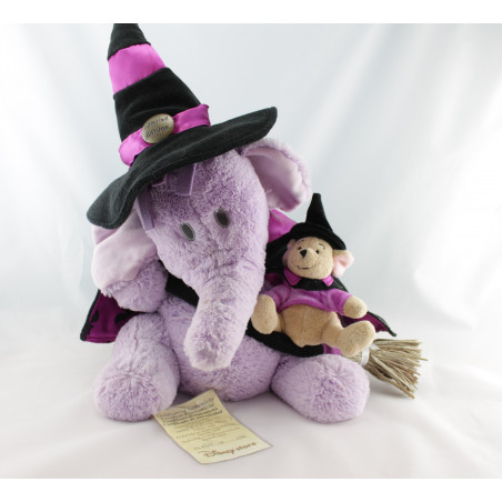 Peluche Lumpy l'éléphant déguisé en sorcier Edition Limitée Disney Store
