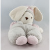 Doudou lapin gris rose NOUNOURS