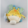 Doudou livre girafe jaune NICOTOY