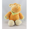 Doudou rhinocéros orange jaune vert KIABI