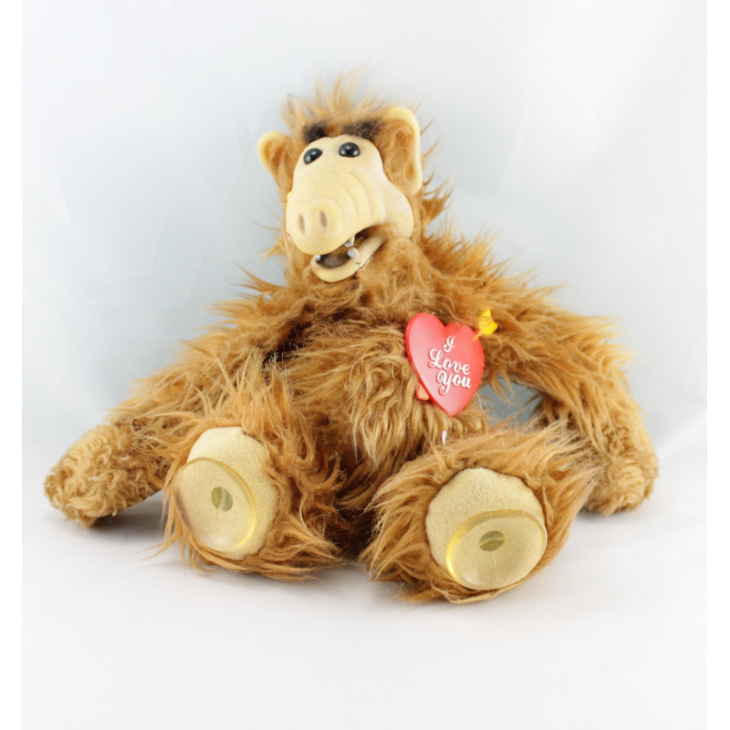 Ancienne Peluche Extra-terrestre ALF BULLY  I love you