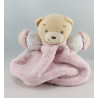 Doudou plat ours Liliblue transformable rose bleu KALOO