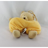 Doudou musical Ours beige blanc jaune Comptine