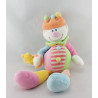 Doudou Clown multicolore couronne baguette étoile JOLLYBABY