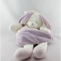 Doudou range pyjama Lapin rose mauve ballon Baby nat
