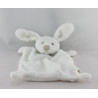 Doudou plat lapin blanc GRAIN DE BLE