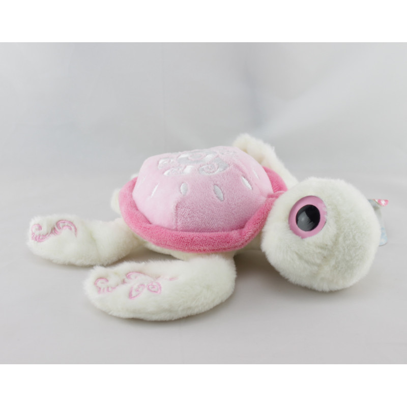 Peluche tortue blanche rose TURTLEY AWESOME