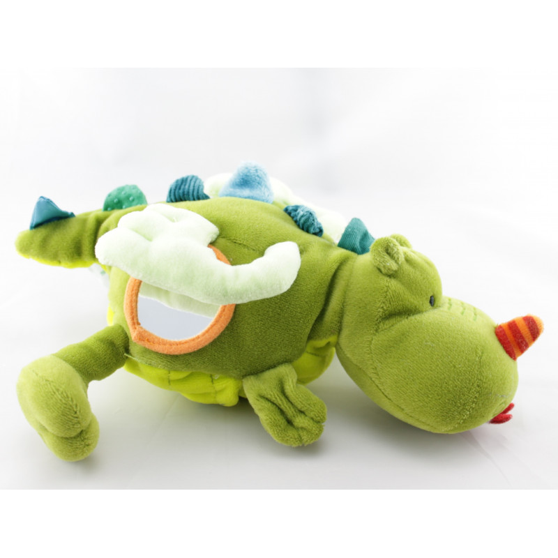 Doudou dragon vert Walter LILLIPUTIENS