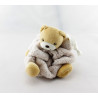 Doudou petit ours Plume beige KALOO