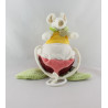 Doudou et compagnie musical souris dans une fleur rose bordeaux