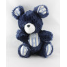 Doudou souris bleu marine rayé TARTINE ET CHOCOLAT