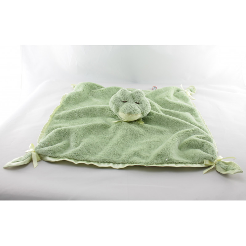 Doudou plat grenouille verte DOUGLAS