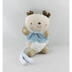 Doudou renne élan cerf attache tétine SUCRE D'ORGE 