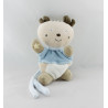 Doudou renne élan cerf attache tétine SUCRE D'ORGE 