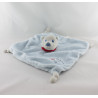 Doudou plat souris bleu voiture rouge KIMBALOO