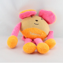 Doudou souris beige rose orange TAKINOU