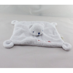Doudou plat ours blanc GRAIN DE BLE