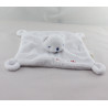 Doudou plat ours blanc GRAIN DE BLE