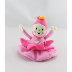 Doudou attache tétine poupée rose BAMBISOL