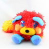 Peluche Popples frisé violet rose bleu + popples rouge bleu