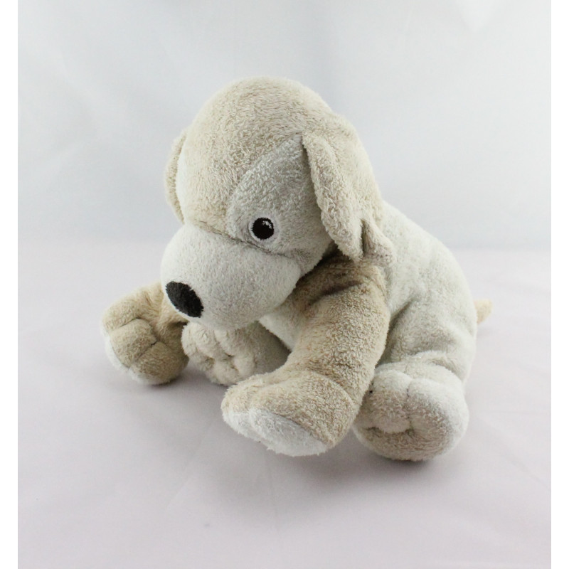 Doudou chien écru beige H ET M HM