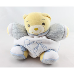 Doudou patapouf ours bleu blue laine enfant KALOO