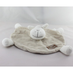 Doudou  plat mouton beige rayé BY PETIT KIMBALOO