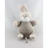 Doudou musical lapin beige rayé KIABI SIMBA TOYS