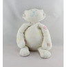 Doudou chat lion blanc spirales KIABI BEBE