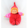 Doudou bébé poupée Baby Pouce rouge rose COROLLE 