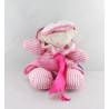 Doudou  poupée marin rose rayé MOULIN ROTY