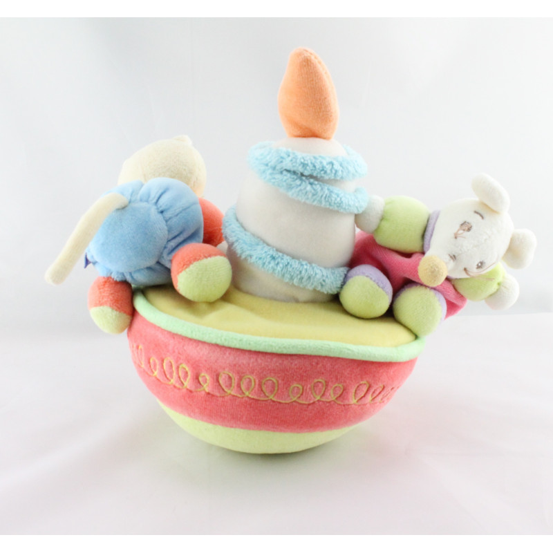 Doudou culbuto bougie chat souris KALOO