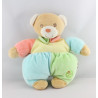 Doudou ours jaune bleu vert rouge BESTEVER 