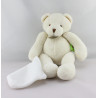 Doudou et compagnie ours blanc mouchoir TATOO
