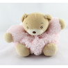 Doudou ours rose fourrure Fur KALOO