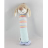 Doudou chien beige bleu baton pouet pouet NATTOU