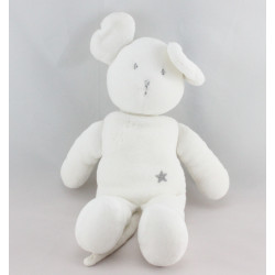 Doudou souris blanche étoile PETIT BATEAU