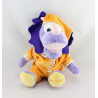 Doudou peluche Dinosaure violet pyjama orange vendredi CORA